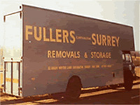 Fullers Removals history van